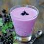 black currant milkshake